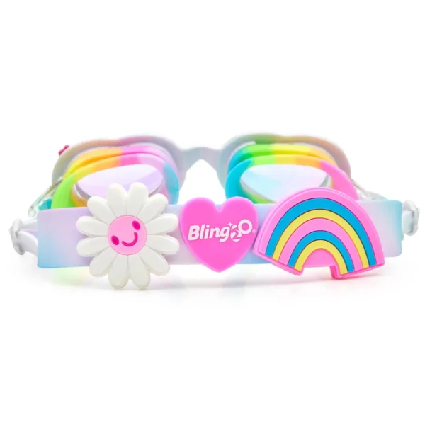 New Bling2o Bright Bouquet of Daisies Kids' Swim Goggles