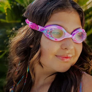 New Bling2o Cherry Twist Tiny Taffy Girl Kids' Swim Goggles