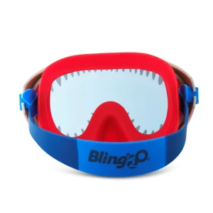 Sale Bling2o Chewy Blue Lens Shark Attack Kids' Swim Mask with Nose Piece