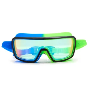 Online Bling2o Cyborg Cyan Prismatic Kids' Swim Goggles