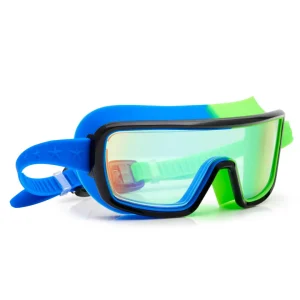 Online Bling2o Cyborg Cyan Prismatic Kids' Swim Goggles