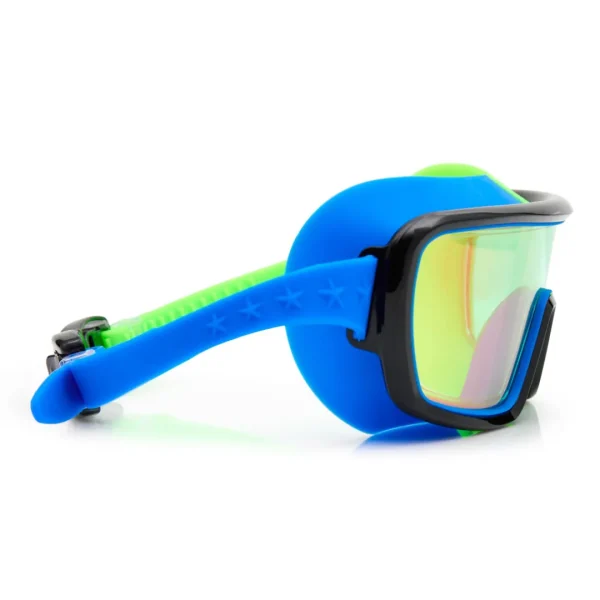 Online Bling2o Cyborg Cyan Prismatic Kids' Swim Goggles