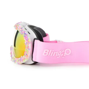 Sale Bling2o Ice of Pink Frost Kids' Ski Goggles