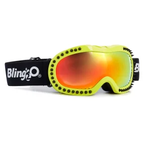 Clearance Bling2o Icicle in Lime Kids' Ski Goggles