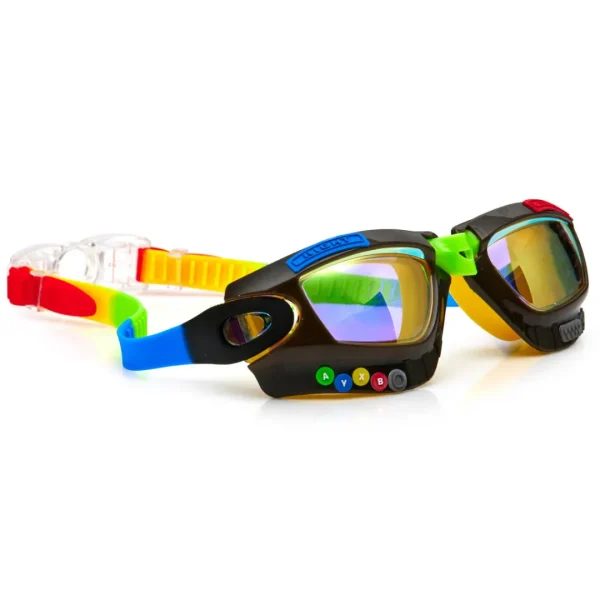 Fashion Bling2o Jet Black Gamer Swim Kids' Swim Goggles