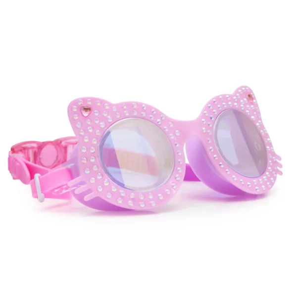 Fashion Bling2o Paw Print Pink Kitten Kids' Swim Goggles