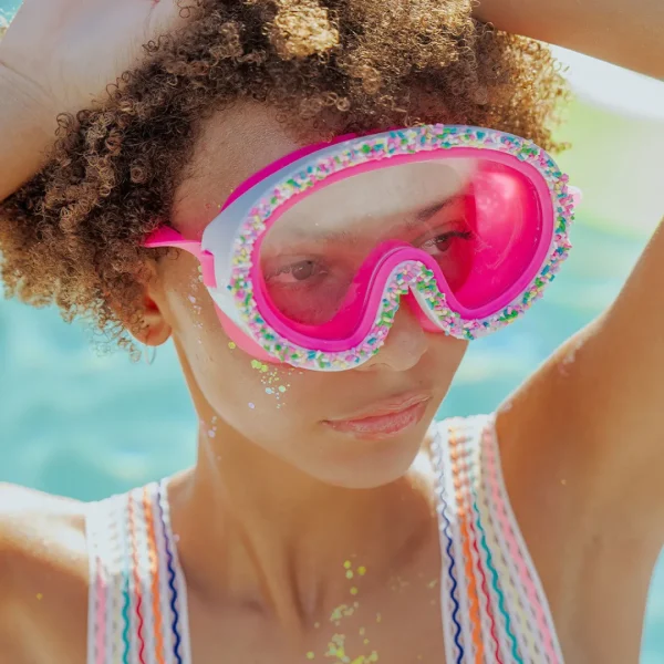 New Bling2o Pink Pareils Baked With Love Kids' Swim Mask