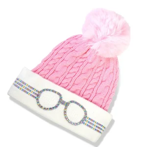 Sale Bling2o Powder Pink Knit Kids' Beanie Hat