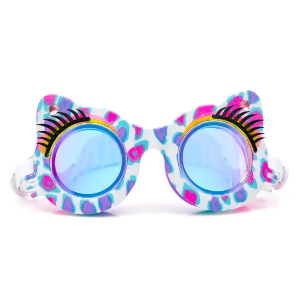 Fashion Bling2o Purple Patches Savvy Cat Kids' Swim Goggles