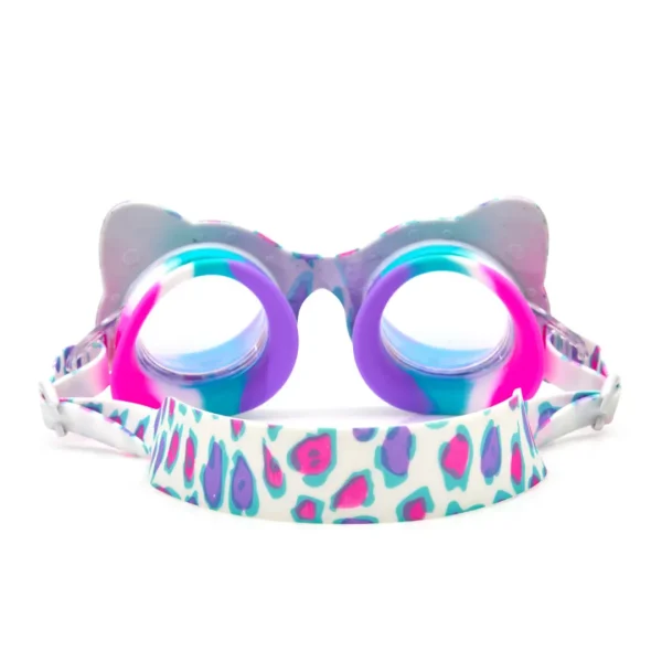 Fashion Bling2o Purple Patches Savvy Cat Kids' Swim Goggles