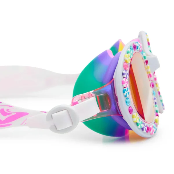 Best Bling2o Rainbow Ribbons Bright Stripes Kids' Swim Goggles