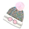 Fashion Bling2o Rainbow Trail Knit Kids' Beanie Hat