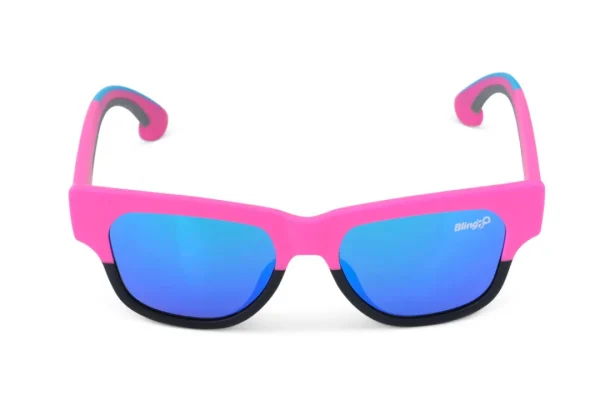 Hot Bling2o Sky Blue Pink Fire Island Kids' Sunglasses