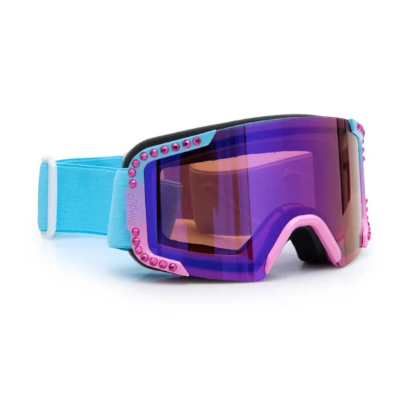 Discount Bling2o Turquoise Lustrous Frost Kids' Ski Goggles